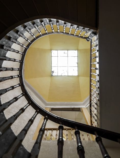 Thurow, Am Gutshof - Manor in Thurow: Staircase