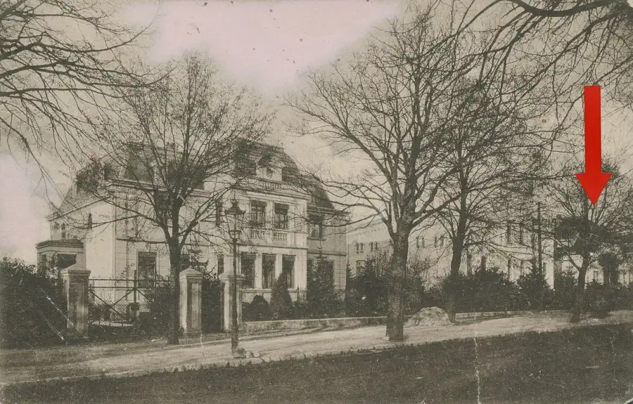 Villa in Koszalin, Danziger Straße 51, historic view