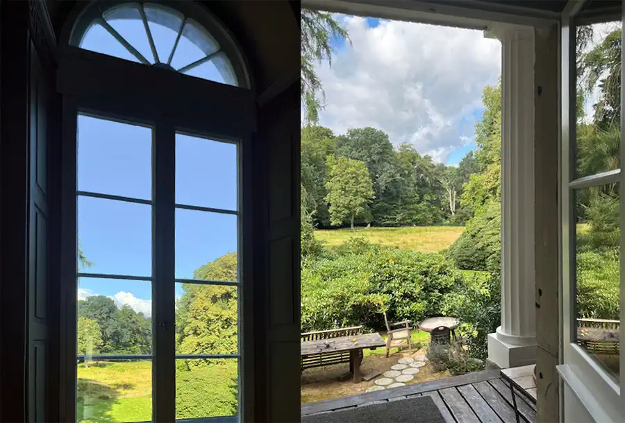 Niendorf near Hamburg: View of the castle park