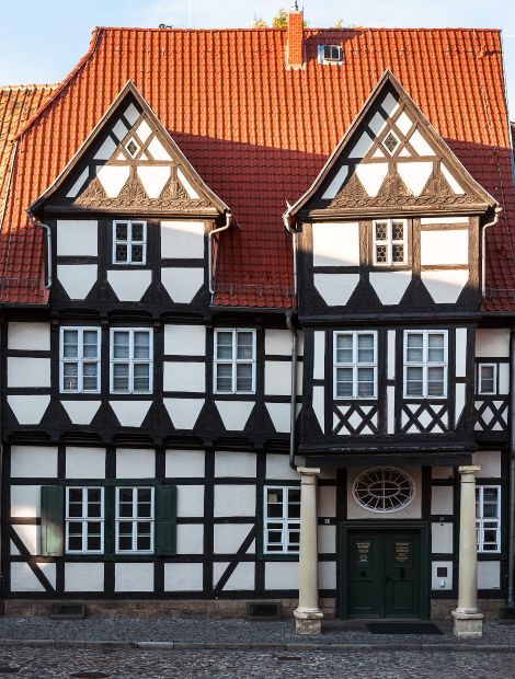 Quedlinburg, Schloßberg - Listed Building in historic center of Quedlinburg (Birthplace of german poet Klopstock)