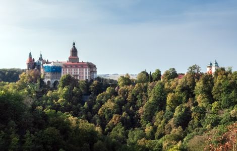 Wałbrzych, Zamek Książ - Castle Książ in Wałbrzych, Silesia