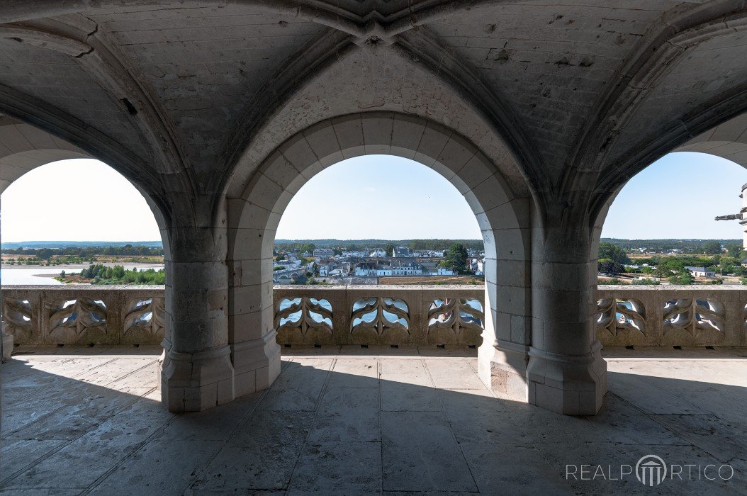 Castle in Amboise: View from the terrace, Amboise