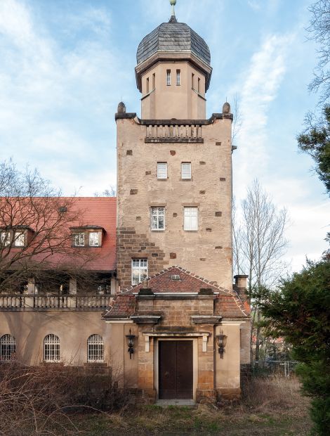 Struppen Siedlung, Südstraße - Manor Neustruppen, Saxony