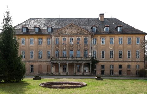 Uhyst (Spree) - Delni Wujězd, Schloßstraße - Baroque Palace Uhyst, Görlitz District