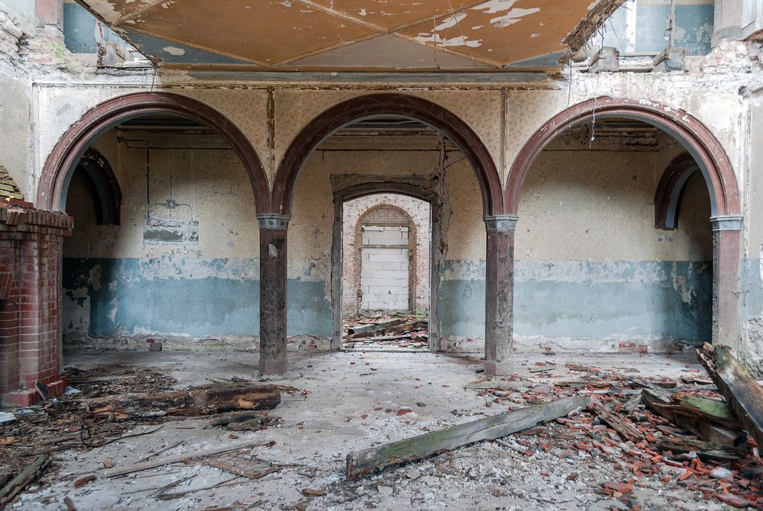 Broock Castle Entrance Hall, Open Monument Day 2022