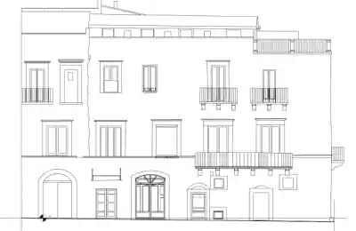Historic properties, Historic Palazzo in Corato City Centre with Terrace and Development Potential