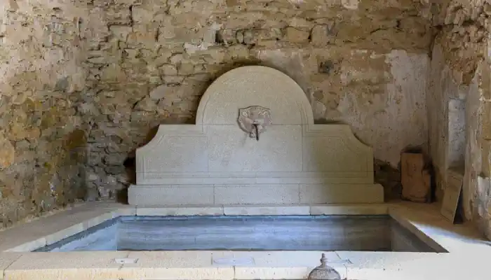 Village house with vaulted ceilings, courtyard and south-facing garden near Uzès