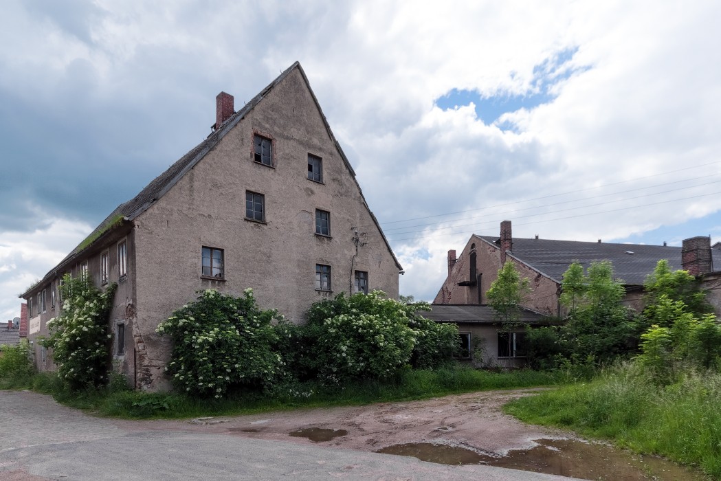 Vanished Historical Inn in Etzdorf, Saxony, Etzdorf