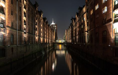 Hamburg, Speicherstadt - Harbour city in Hamburg