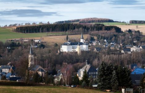 Neuhausen/Erzgebirge, Purschenstein - Purschenstein Castle in Neuhausen/Erzgebirge