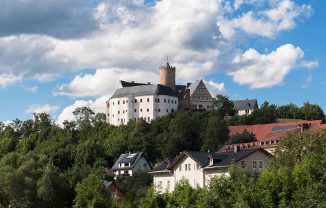 Scharfenstein, Erzgebirge, Schloßberg - Castle in Scharfenstein