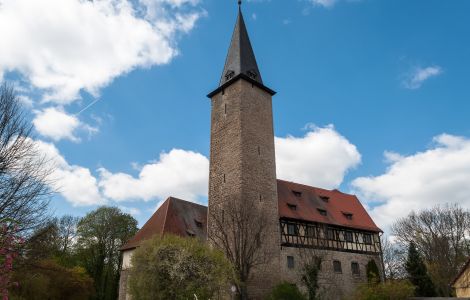 Niederroßla, Schlosshof - Moated Castle in Niederroßla, "Weimarer Land" District