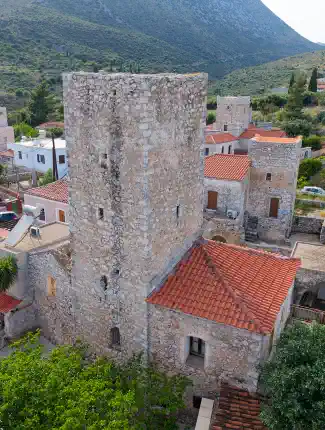 Historic Mani Tower Complex of 1880 | Flomochori, Mani