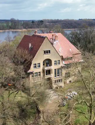 Country manor on a lake west of Poznań, Lubosz, Greater Poland