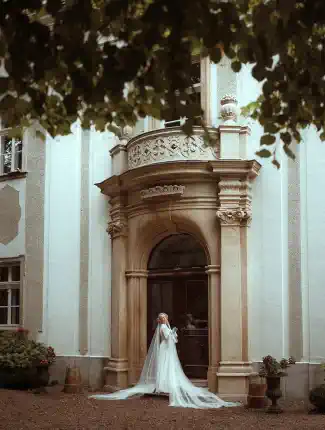 Restored baroque manor house in the cultural region of the Kłodzko Valley