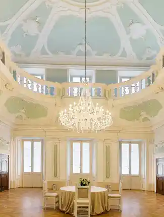 Palazzo in Siena’s Old Town - Ballroom and Rococo Interiors, Siena, Tuscany