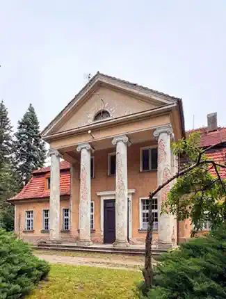 Manor house with parklands near Leszno, Tarchalin, Greater Poland