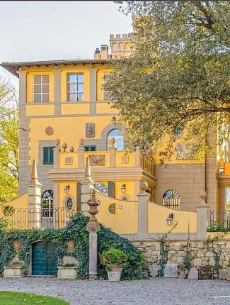 Tuscany residence with art gallery, frescoes and 61 acres of forest, Tripalle, Tuscany
