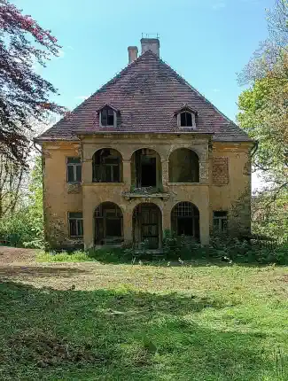 Manor estate in Western Poland - Restoration project, Kostrzyna, Lower Silesia