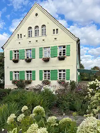 Historic estate in the Germany–Poland–Czech border region, Sławnikowice, Lower Silesia
