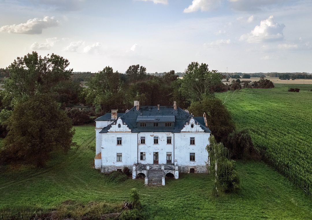 Abandoned countryside mansion in Poland