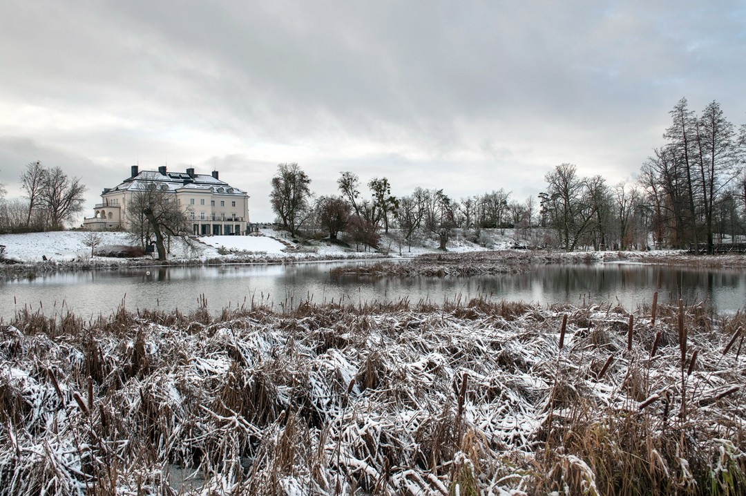 Palace in Komierowo, Park with ponds